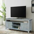 Magneticismmagnetismo Entertainment TV Stand with 2 Doors, Heather Grey-Antique Washed MA3537286